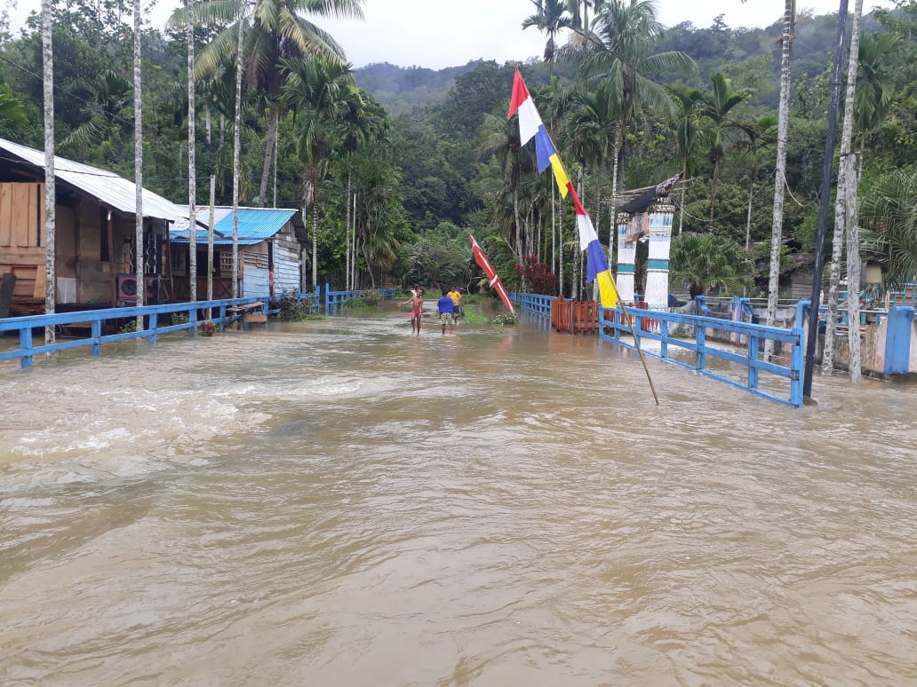 Banjir di Teluk Bintuni Papua Barat
