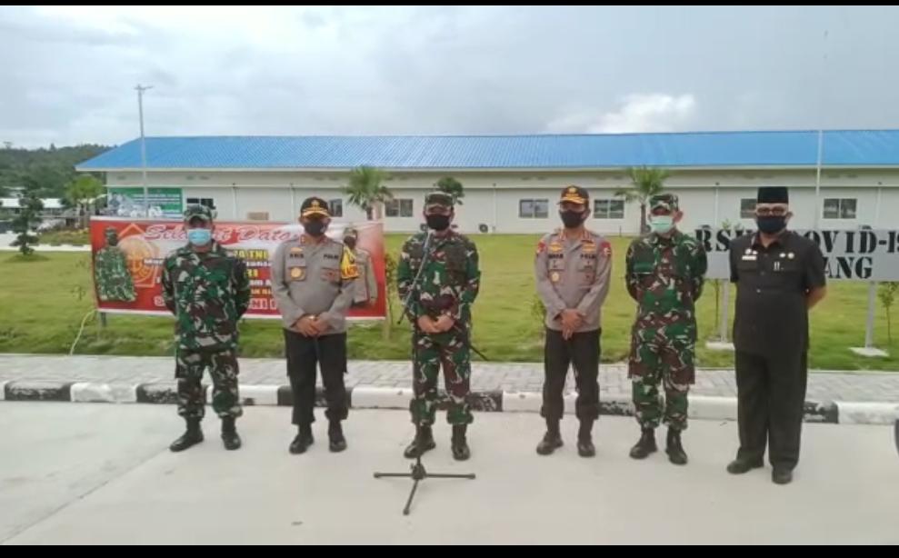 Tiba di Batam, Kapolri dan Panglima TNI Kunjungi RSKI Galang