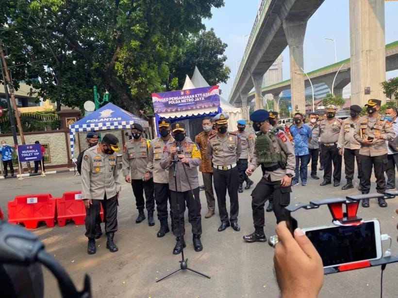 Pastikan Keamanan Berlangsungnya KTT Asean di Jakarta, Kapolda Metro Cek Kesiapan 2 Pos Pengamanan
