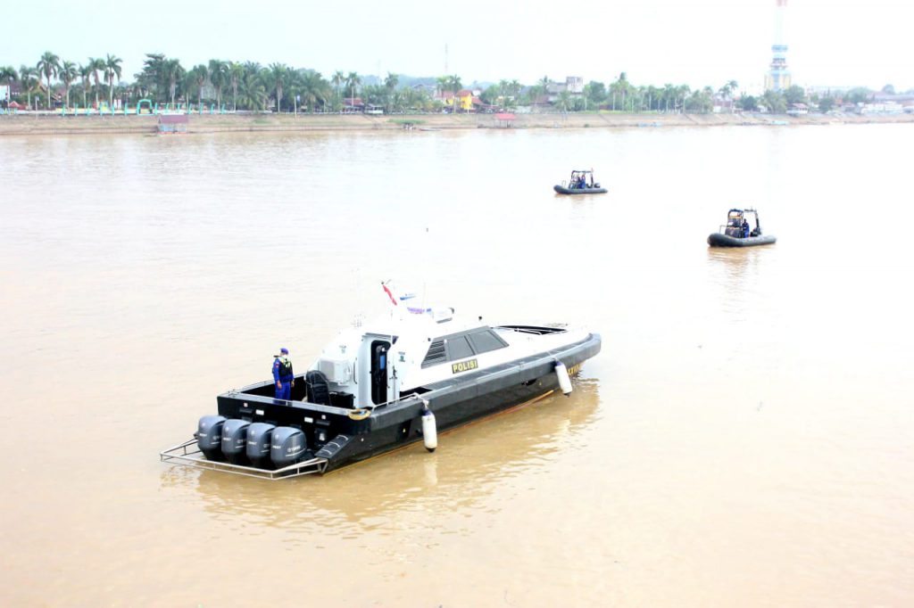 Cegah Covid-19 di Perairan, Ditpolair Polda Jambi Kerahkan Kapal Patroli