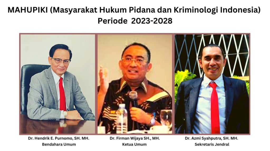 Firman Wijaya Didapuk Jadi Ketua Umum Mahupiki Periode 2023-2028