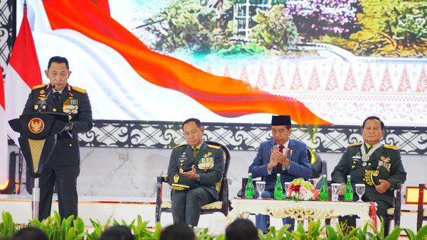 Kapolri Terima Kasih Pak Presiden Berkenan Berikan Arahan Rapim TNI-Polri 2024