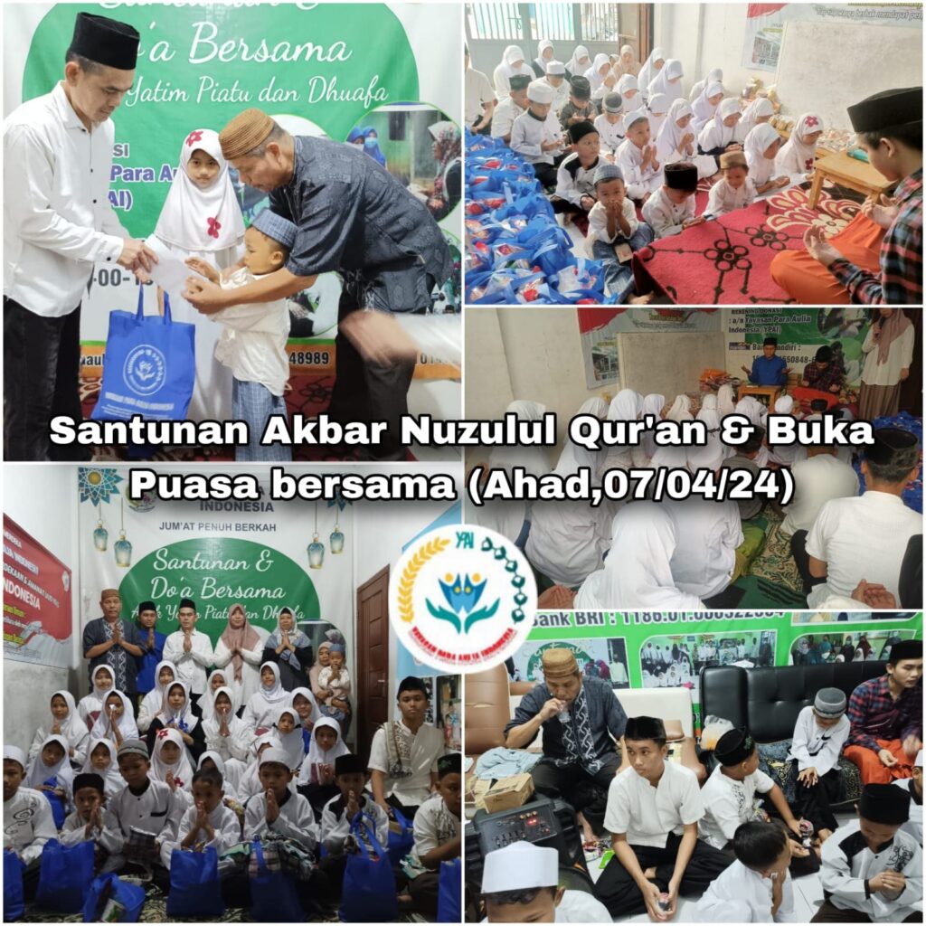 Ketua Umum Komunitas Peduli Lalu Lintas Hadiri Santunan Akbar Nujulul Qur’an di Yayasan Para Aulia Indonesia