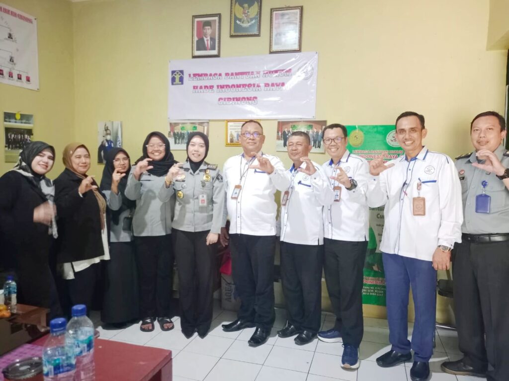 Kunjungan On The Spot Tim Monev Kanwil Kemenkumham Jabar ke Kantor LBH HIR Cibinong