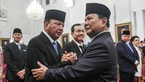 Presiden Lantik Menkopolkam sebagai Kepala Kompolnas